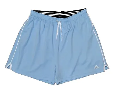 Vintage Adidas Shorts Womens XL Blue Lightweight Soccer Running Y2K Athletic • $16.50