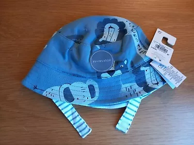 Next Baby / Toddler Boys  Bucket Sun Hat With Chin Strap BNWT FREEPOST • £6.95