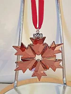 £64.99 • Buy New Swarovski Red Star 5460487 Annual Ed BNIB Crystal Xmas Holiday Ornament