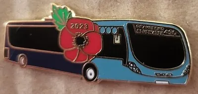 2023 Bus Poppy Badge  • £3.99