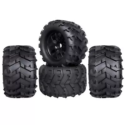 PreGlued 3.2 17mm Hex RC Monster Truck Wheels And Tires Set For 1/8 Scale Arr... • $65.67