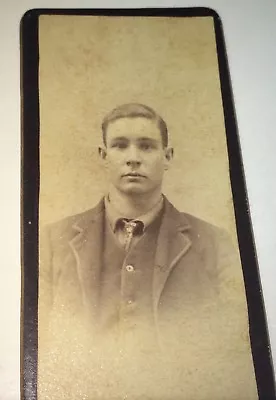 Antique Victorian Southern American Gent Staunton Virginia! Mini CDV Photo! US • $34.99