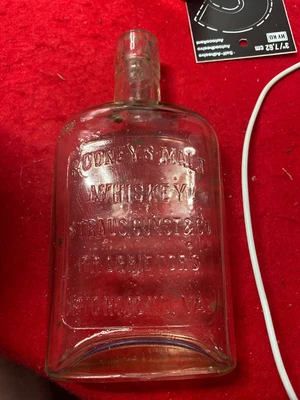 $85 • Buy Rooneys Malt Whiskey Straus Gunst Co Richmond Va Bottle