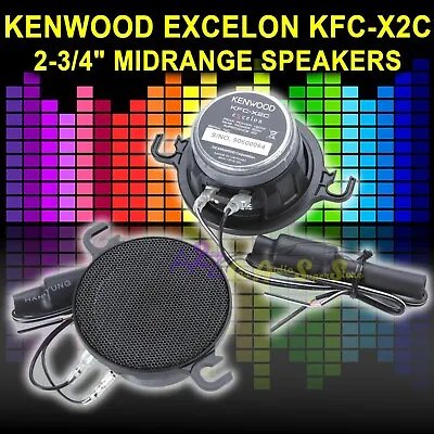 Kenwood Excelon Kfc-x2c 2.5  Midrange Speakers For Select Dodge/chevrolet/toyota • $102.56