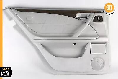 96-03 Mercede W210 E320 E430 Rear Left Driver Interior Door Panel Gray OEM  • $91.30