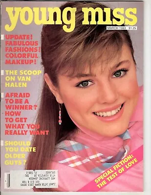 Young Miss Magazine March 1983 The Scoop On Van Halen; Gordon John Sinclair • $24.99