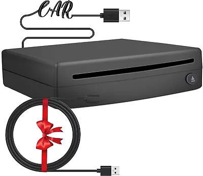 External USB CD Player For Car Homlab Portable Plugs In CD Player With Extra • £79.99