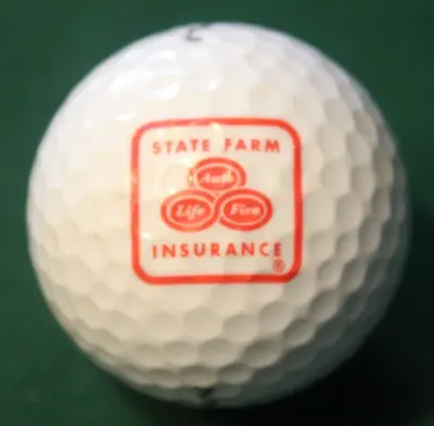 Vintage State Farm Insurance Maxfli Noodle Golf Ball • $4.99