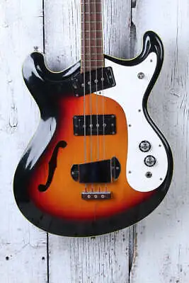 Mosrite Vintage 1960's Combo Mark X Ventures Style Electric Bass Guitar W Case • $4288.45