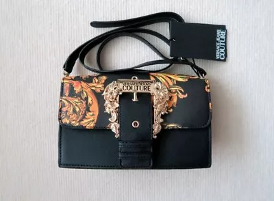 Versace Jeans Couture Borsa Baroque Buckle Crossbody Bag BNWT AUTHENTIC • $149.98