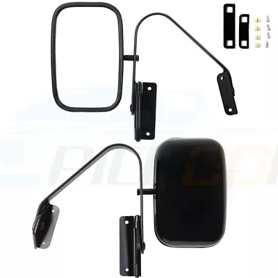 For Ford Bronco F150 Pickup Truck 80-96 Pair Of Side View Manual Mirrors • $40.99