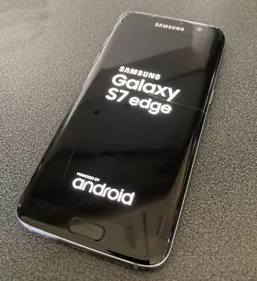 Samsung Galaxy S7 Edge - Spares Or Repair - Working But Cracked Screen And Back • £0.99