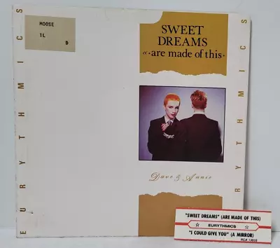 EURYTHMICS Sweet Dreams Are Made 45 RPM Picture Sleeve ONLY W/ Jukebox Strip *D7 • $5.40