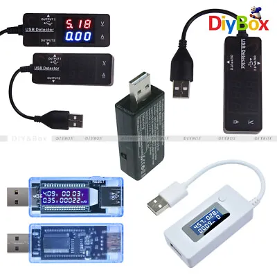 USB Detector Voltmeter Ammeter Power Capacity LCD Battery Current Meter Tester • $4.13