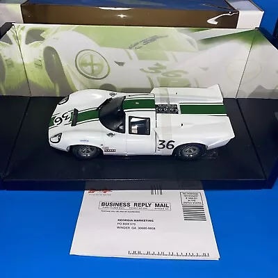 1:18 GMP Lola T70C Denny Hulme #36 White/Green Stripe 1/1002 • $250