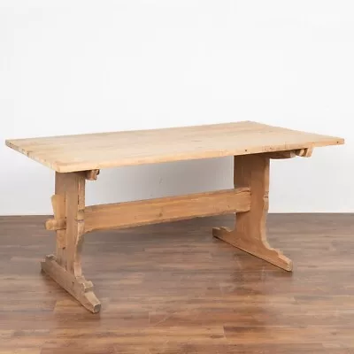 Swedish Pine Farm Table Dining Table Circa 1820-40 • $4250