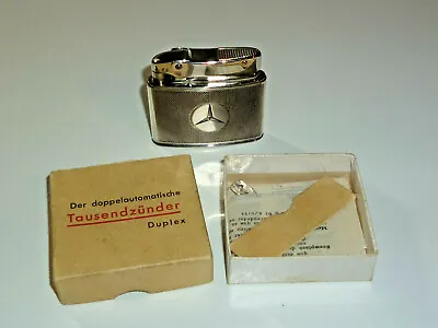 Mylflam 1000 Zünder-duplex Lighter W.835 Silver Case -1955- Made IN • $723.49