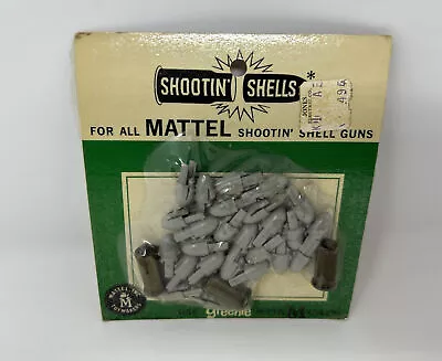 Vintage 1958 Mattel Shootin’ Shells Ammunition Greenie STIK-M-CAPS NOS • $99.99