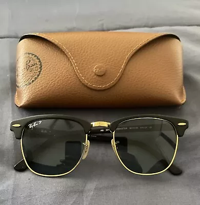 Ray-Ban RB3016 Clubmaster Chromance Sunglasses • $120