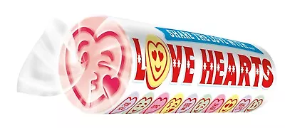 Giant Love Hearts Valentines Day Wedding Party Sweets Full Box Of 24 • £8.99