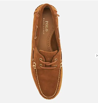 Polo Ralph Lauren Men's Merton Brown Suede Boat Shoes £145 • £90