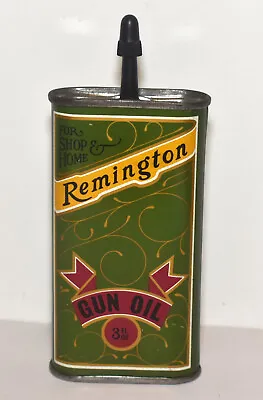 Vintage NOS Remington Gun Oil 3 Oz Advertising Handy Oiler Can • $74.95