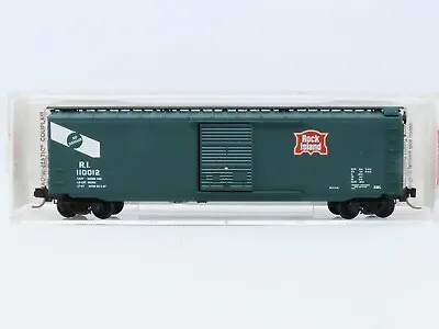 N Scale Micro-Trains MTL #31300 RI Rock Island 50' Single Door Box Car #110012 • $19.95