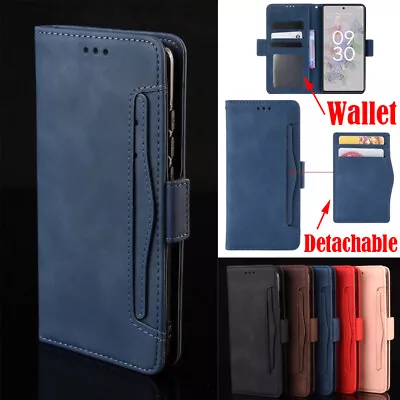 For Google Pixel 8 7A 7 6 Pro 6A 5A Case Leather Wallet Card Magnetic Flip Cover • $14.29