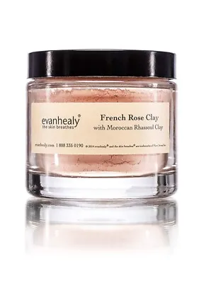 Evanhealy French Rose Clay W/ Moroccan Rhassoul Clay Natural Exfoliant 1 Oz • $20