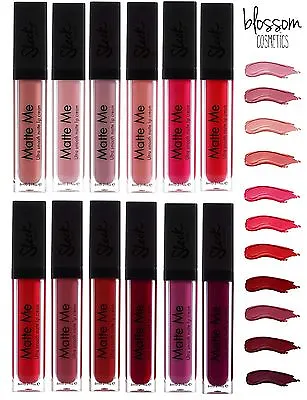 Sleek Makeup MATTE ME Lipstick Lip Cream MATTE Lipgloss NEW COLOURS Free Postage • £5.49