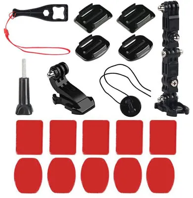 Motor Bicycle Helmet Chin Mount Accessories Kit For GoPro Hero 6/5/4 Sports Cam • $16.34