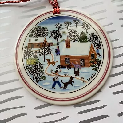 Villeroy Boch Luxembourg Laplau Christmas Ornament Porcelain  • $10