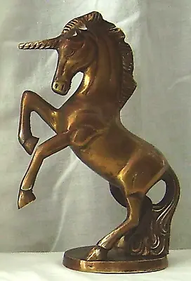 Vintage Bronze Figure Unicorn • £18.50