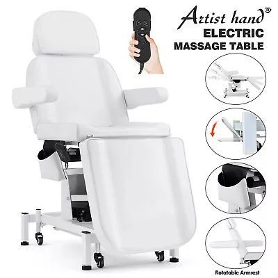 3 Motor Electric Facial Bed Massage Table Tattoo Removable Rotatable Armrest • $659.90