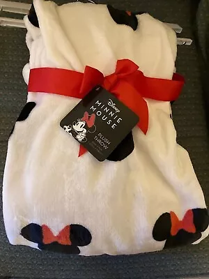 Disney Minnie Mouse Plush Blanket Throw 50x70inches Super Soft • $49.99