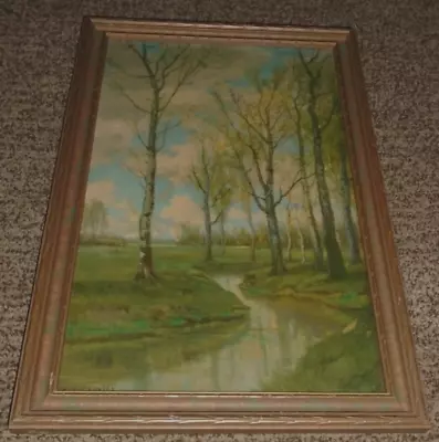 R. Atkinson Fox Vintage Great Original Framed Print Trees Stream 1930s • $99.99