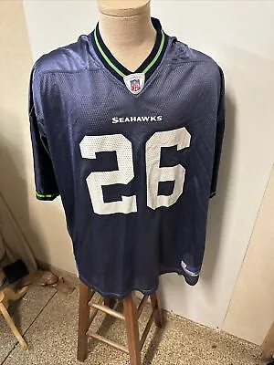 Vintage Seattle Seahawks Ken Hamlin #26 Reebok NFL On Field Men's 2XL Jersey • $35