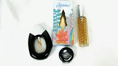 3 Mini Perfume Bottles Max Factor Aquarius Paloma Picasso Italian Sergio Soldano • $9.99