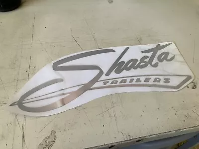 Vintage Shasta Silver Logo Decal Sticker 15 X6.5  • $15.99