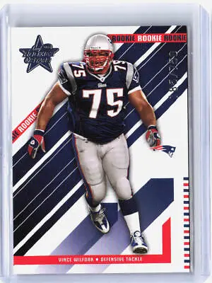 2004 Leaf Rookies & Stars #246 Vince Wilfork #'d /750 • $8