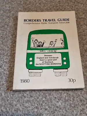 £4.99 • Buy Borders Travel Guide Scottish Bus Timetable Book (1980) Eastern Scottish