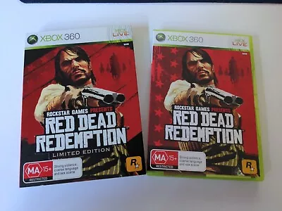 Red Dead Redemption LIMITED EDITION Xbox 360 Game (Slip Cover And Manual) • $39