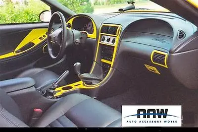 Fits FORD MUSTANG 3.8L 4.6L GT 5.0L INTERIOR WOOD DASH TRIM KIT 01 02 2003 2004 • $189.99