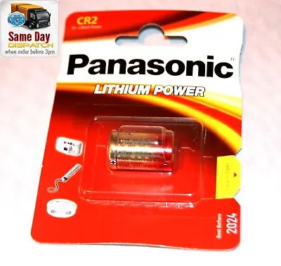 PANASONIC CR2 (3V Lithium) Battery For Bushnell V2 V3 V4 Golf Rangefinder • £2.95