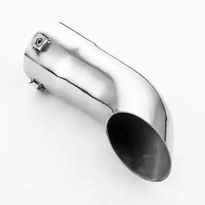 2.5  Inlet Bolt-on Turn Down Exhaust Pipe Tip 304 Stainless Steel 2-1/2 Outlet • $37.97
