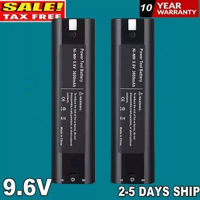 2Pack For MAKITA 9.6Volt NiCD 9000 9001 9033 632007 Tool Battery Stick Style • $17