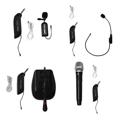 UHF Wireless Handheld/Headset/Lapel Microphone Mic • £15.89