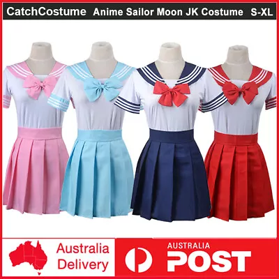 Anime Sailor Moon JK Cosplay Costume Japanese High School Uniform Pleated Skirt • $32.99