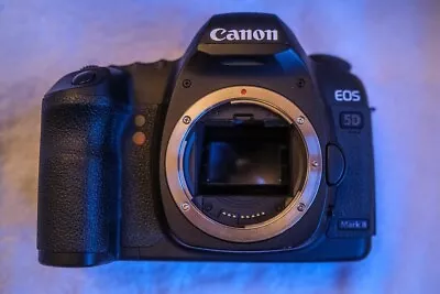Canon EOS 5D Mark II 22.3MP Digital SLR Camera - Black (Body Only) • £79