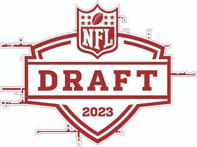 Red Brick 2023 Draft Mini Football Helmet Decal • $4